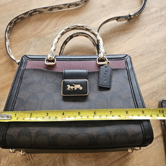 Coach Black and Pink Satchel - Picture 7 of 8